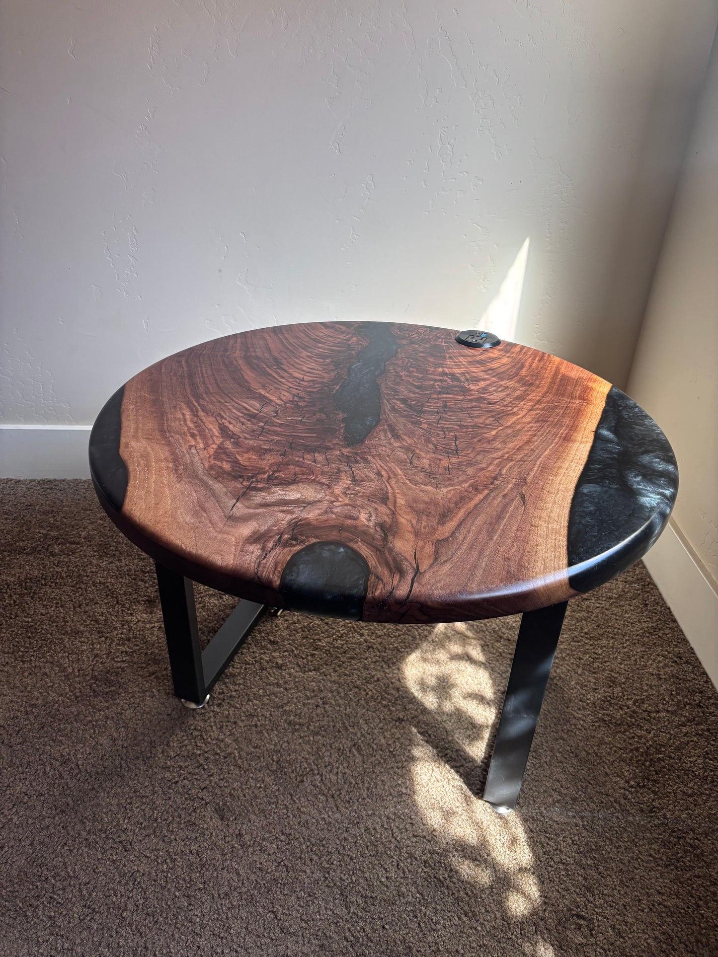 Claro walnut desk